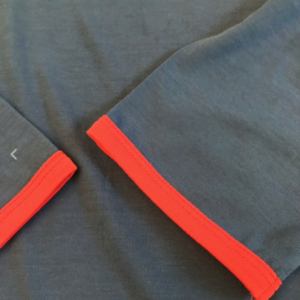 LULAROE Randy Blue Red Baseball Tee Top Dize XS - Picture 7 of 8